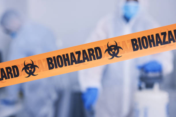 Professional Biohazard Cleanup technician working in Albany, CA